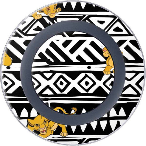 Disney The Lion King Simba Tribal Print Wireless Charger Skin