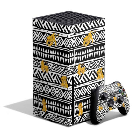 Disney The Lion King Simba Tribal Print Xbox Series X Skins