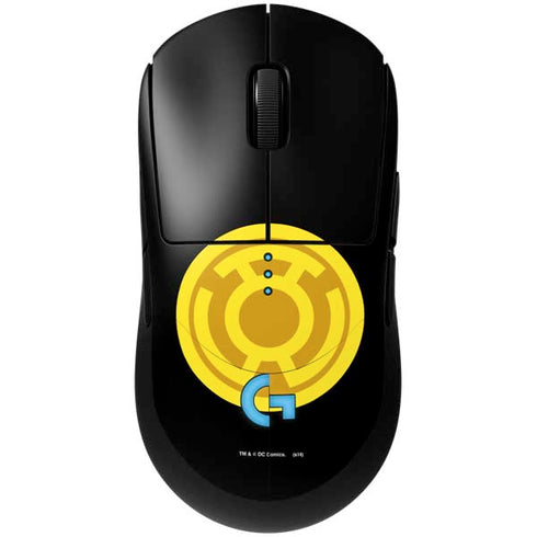DC Comics Green Lantern Sinestro Emblem G Pro Wireless Gaming Mouse Skin