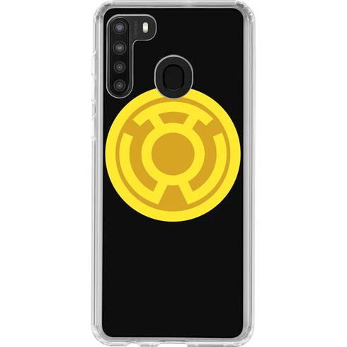 DC Comics Green Lantern Sinestro Emblem Galaxy A21 Clear Case