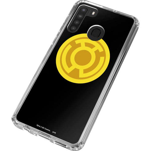 DC Comics Green Lantern Sinestro Emblem Galaxy A21 Clear Case