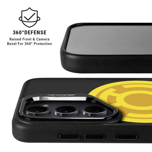 DC Comics Green Lantern Sinestro Emblem Galaxy S25 Ultra Kickstand Case