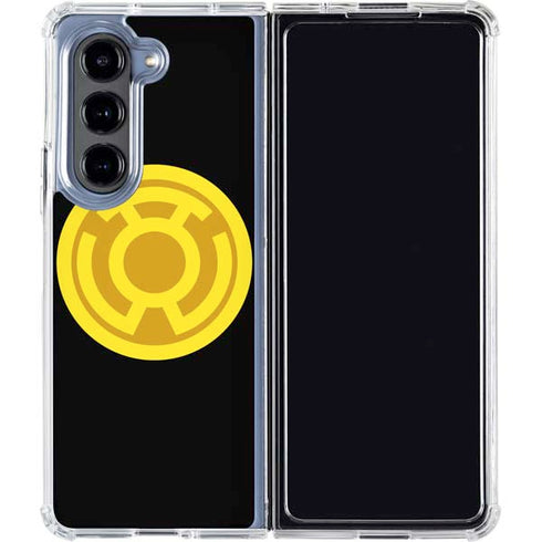 DC Comics Green Lantern Sinestro Emblem Galaxy Z Fold5 5G Clear Case