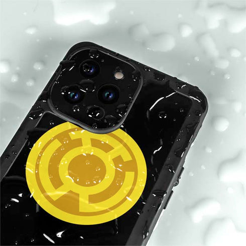 DC Comics Green Lantern Sinestro Emblem iPhone 15 Pro Waterproof Case