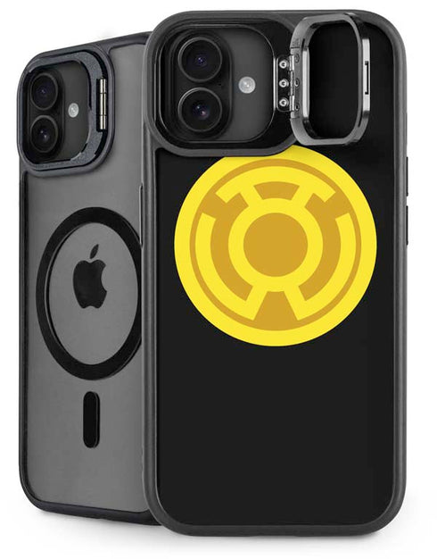 DC Comics Green Lantern Sinestro Emblem iPhone 16 Kickstand Case