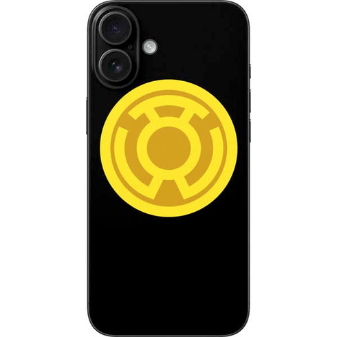 DC Comics Green Lantern Sinestro Emblem iPhone 16 Plus Skin