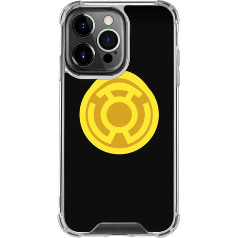 DC Comics Green Lantern Sinestro Emblem iPhone 16 Pro Clear Case