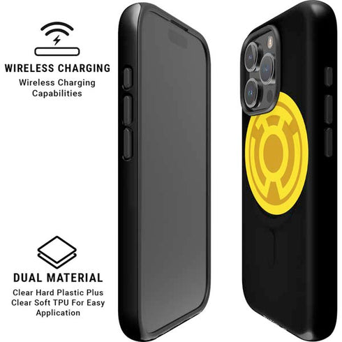 DC Comics Green Lantern Sinestro Emblem iPhone 16 Pro Max Magsafe Impact Case
