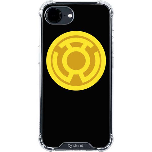 DC Comics Green Lantern Sinestro Emblem iPhone 16e Clear Case