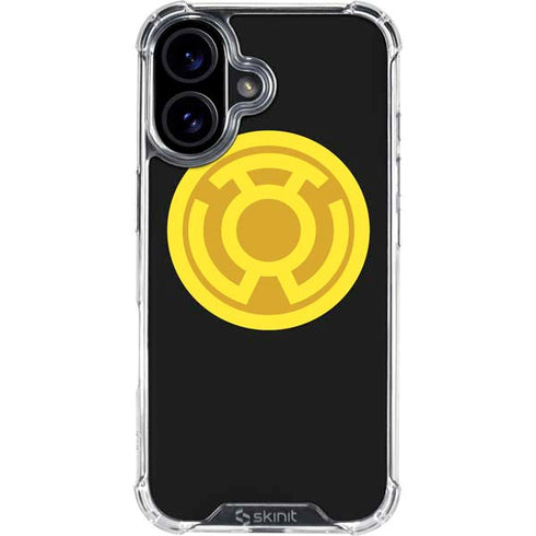 DC Comics Green Lantern Sinestro Emblem iPhone 17 Clear Case