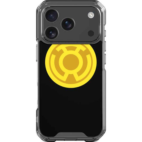 DC Comics Green Lantern Sinestro Emblem iPhone 18 Pro Clear Case