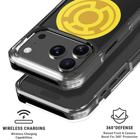 DC Comics Green Lantern Sinestro Emblem iPhone 18 Pro Clear Case