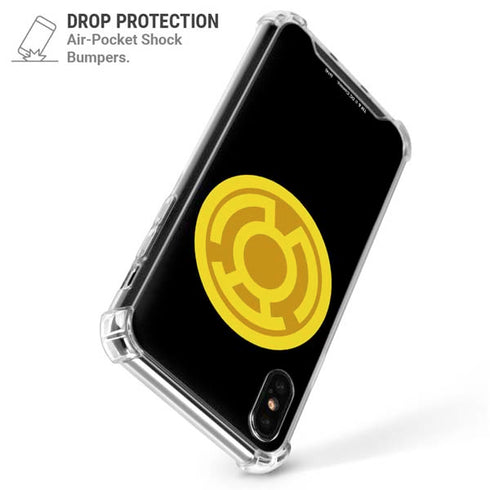 DC Comics Green Lantern Sinestro Emblem iPhone X/XS Clear Case