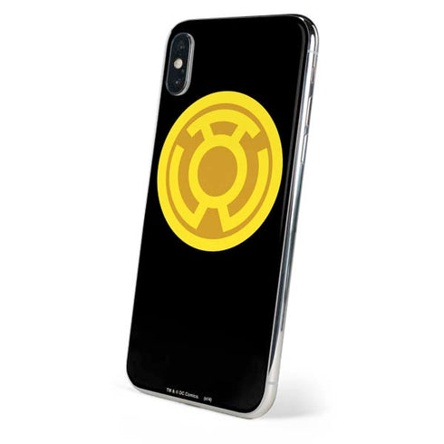 DC Comics Green Lantern Sinestro Emblem iPhone XS Skin