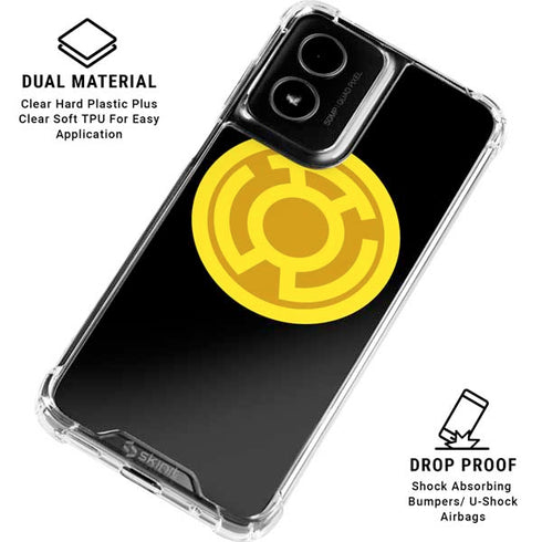 DC Comics Green Lantern Sinestro Emblem Moto G Power 5G (2024) Clear Case