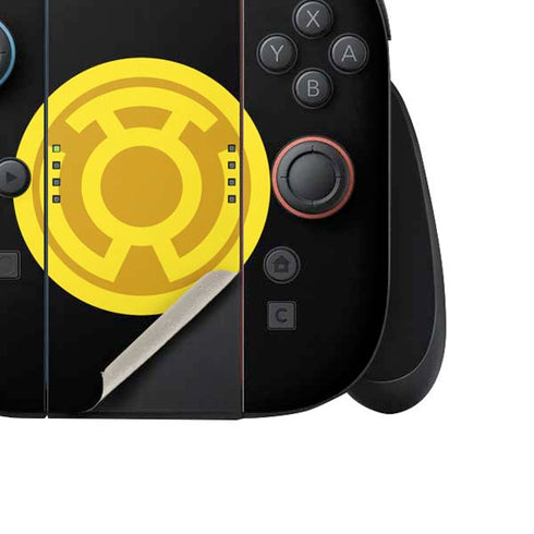 DC Comics Green Lantern Sinestro Emblem Nintendo Switch 2 (2025) Joy-Con Controller Skin