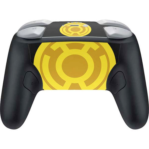 DC Comics Green Lantern Sinestro Emblem Nintendo Switch 2 (2025) Pro Controller Skin