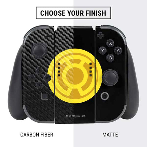 DC Comics Green Lantern Sinestro Emblem Nintendo Switch Bundle Skin