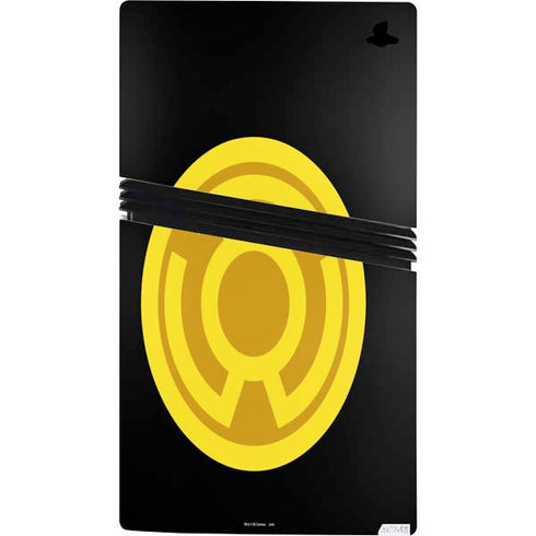 DC Comics Green Lantern Sinestro Emblem PS5 Pro Console Skin