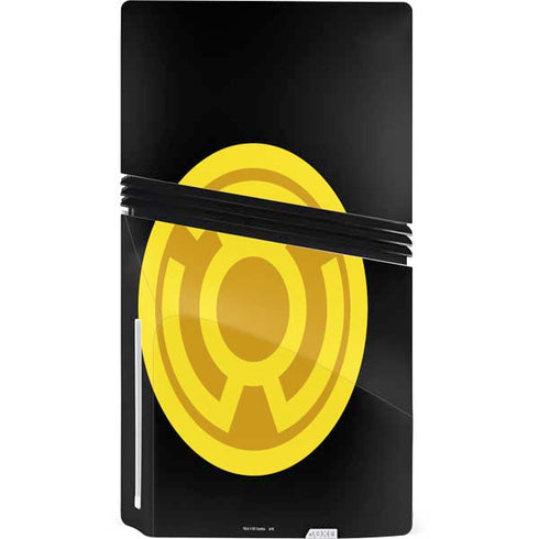 DC Comics Green Lantern Sinestro Emblem PS5 Pro Disk Console Skin
