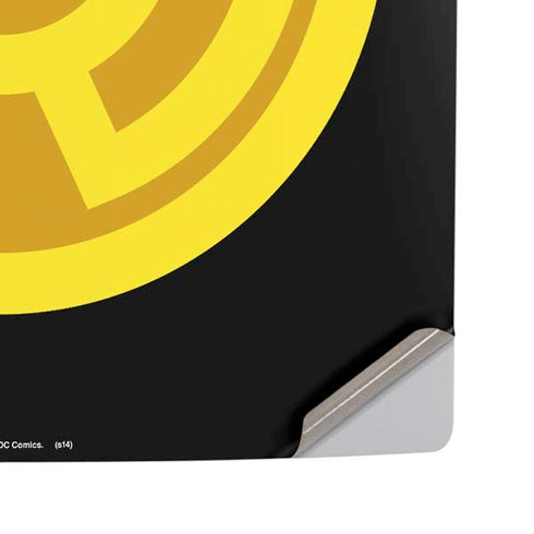 DC Comics Green Lantern Sinestro Emblem PS5 Pro Disk Console Skin