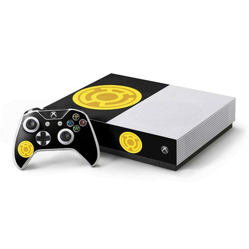 DC Comics Green Lantern Sinestro Emblem Xbox One S All-Digital Edition Bundle Skin