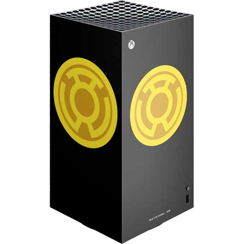 DC Comics Green Lantern Sinestro Emblem XBox Series X Digital Edition Console Skin