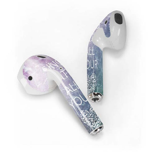 Sing With All Your Heart Apple AirPods Skin