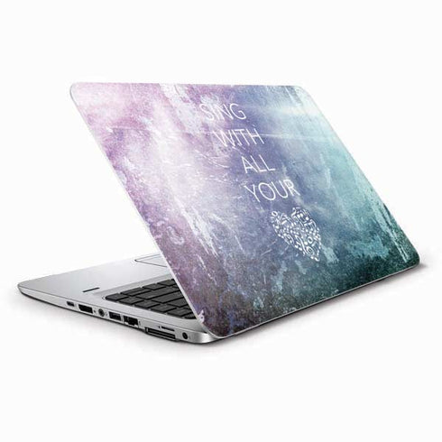 Sing With All Your Heart HP Elitebook Skin