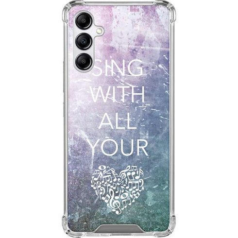 Sing With All Your Heart Gabb Phone 4 Clear Case