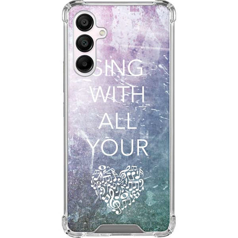 Sing With All Your Heart Galaxy A16 5G Clear Case