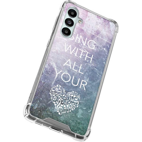 Sing With All Your Heart Galaxy A16 5G Clear Case