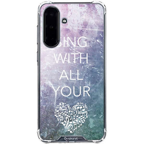 Sing With All Your Heart Galaxy A36 5G Clear Case