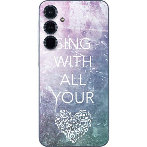 Sing With All Your Heart Galaxy A36 5G Skin