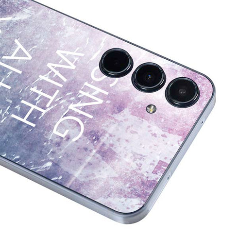 Sing With All Your Heart Galaxy A55 5G Skin