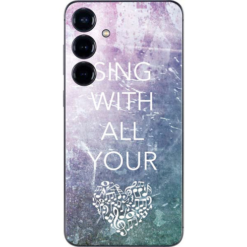 Sing With All Your Heart Galaxy S24 Plus Skin
