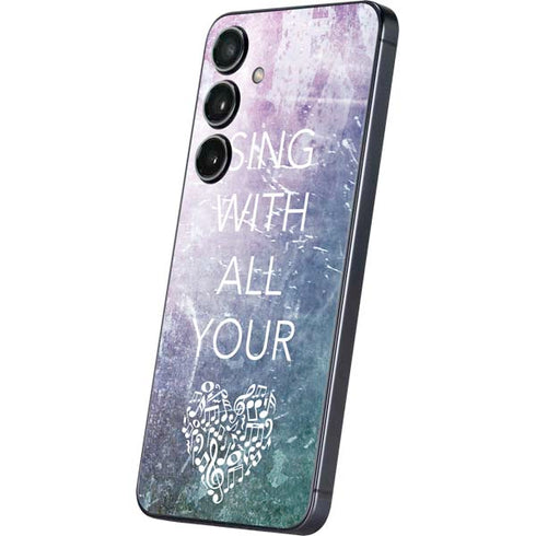Sing With All Your Heart Galaxy S25 Skin