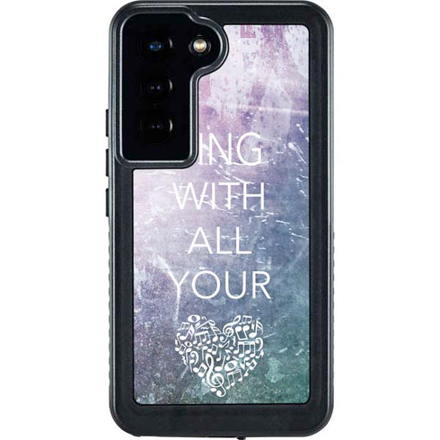 Sing With All Your Heart Galaxy S24 Waterproof Case
