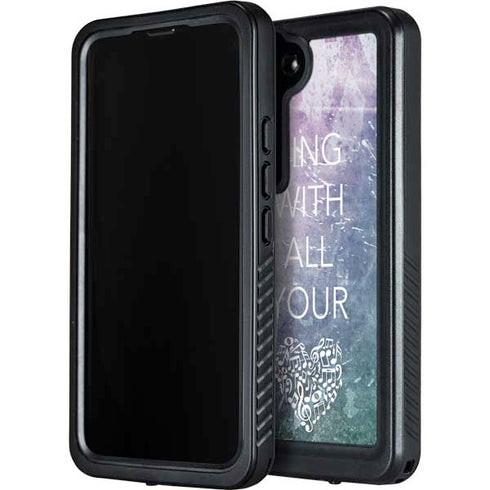 Sing With All Your Heart Galaxy S24 Waterproof Case