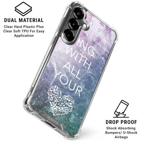 Sing With All Your Heart Galaxy S26 Plus Clear Case