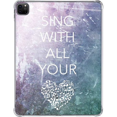 Sing With All Your Heart iPad Pro 11in (2024) Clear Case