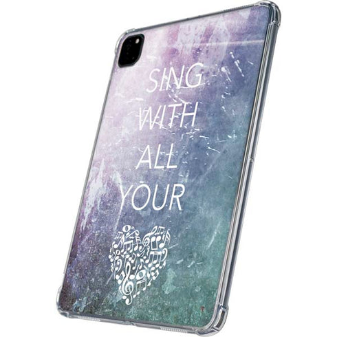 Sing With All Your Heart iPad Pro 11in (2024) Clear Case
