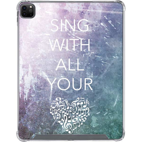 Sing With All Your Heart iPad Cases
