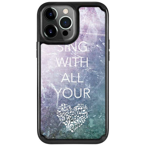 Sing With All Your Heart iPhone Cases