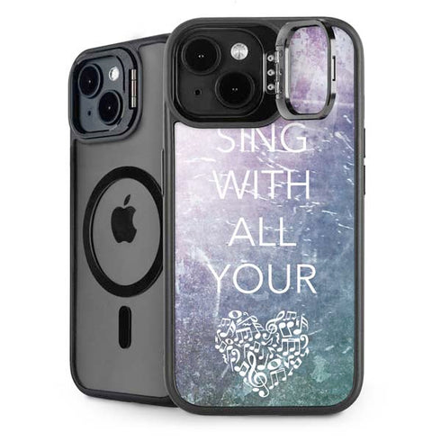 Sing With All Your Heart iPhone 15 Kickstand Case