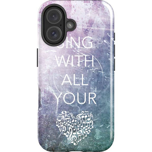 Sing With All Your Heart iPhone 16 Magsafe Impact Case
