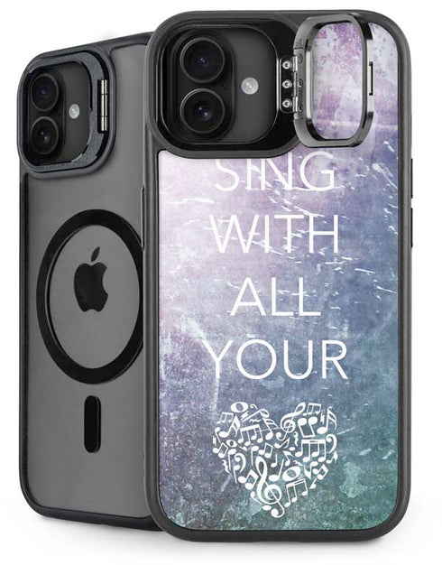 Sing With All Your Heart iPhone 16 Plus Kickstand Case