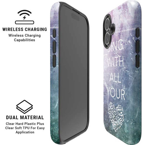 Sing With All Your Heart iPhone 16 Plus Magsafe Impact Case