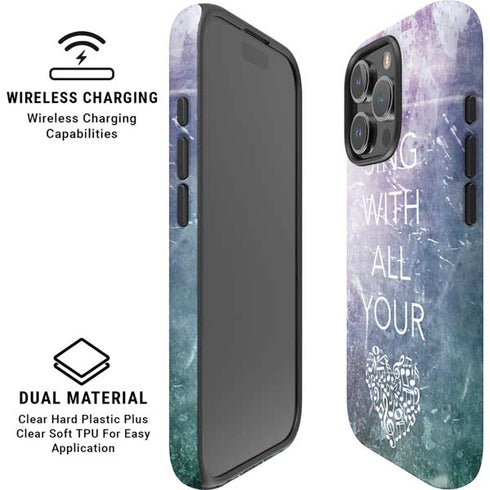 Sing With All Your Heart iPhone 16 Pro Magsafe Impact Case