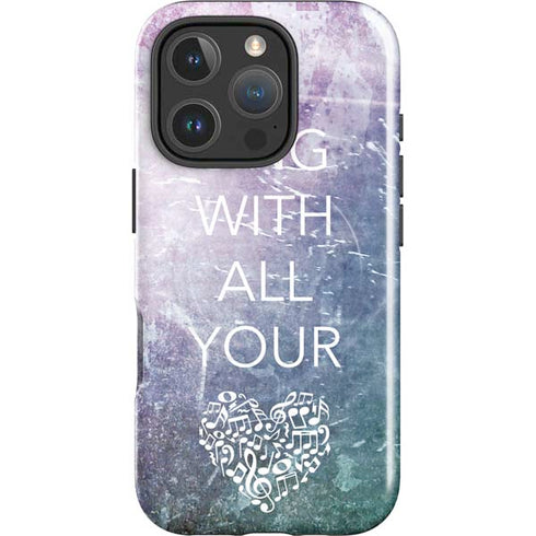 Sing With All Your Heart iPhone 16 Pro Max Magsafe Impact Case